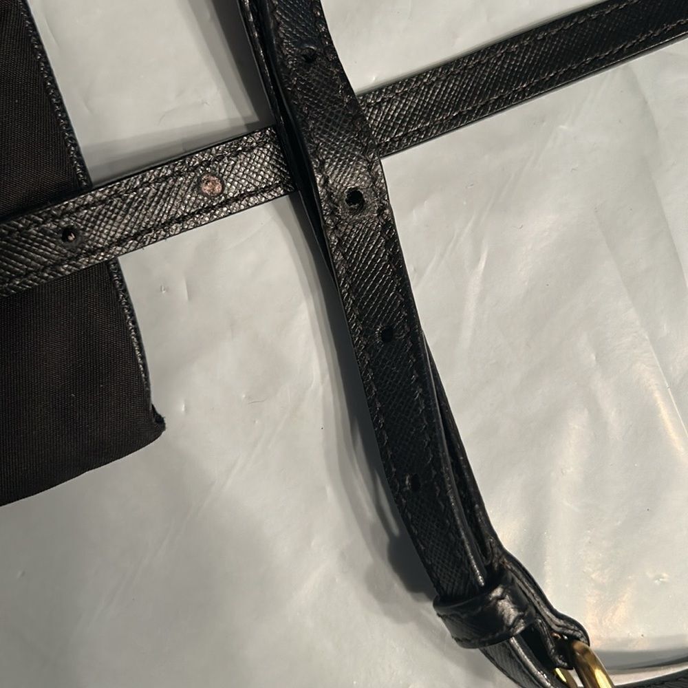 Authentic Black Prada Nylon/Leather Crossbody Bag - Picture 10 of 16